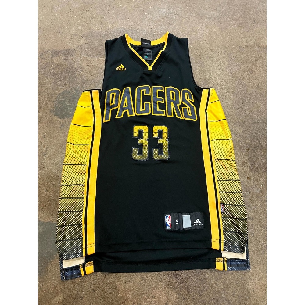 Indiana Pacers Basketball Jersey Men S Black Danny Granger #33 Adidas NBA V Neck